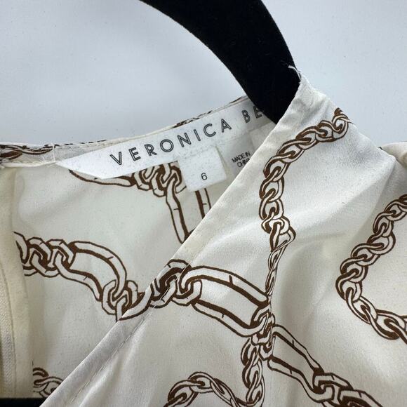 VERONICA BEARD
Kersey Ruched Silk-Blend Crepe De Chine Midi Dress Size 6 NWT - Picture 10 of 15